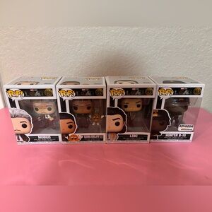 Funko Pop Loki Series Collectible Lot of 4